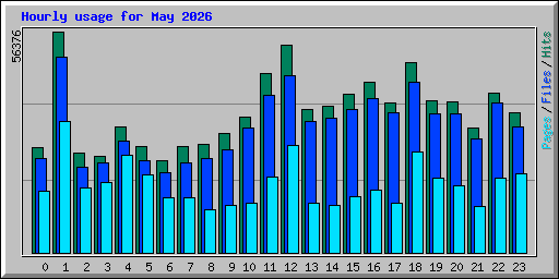Hourly usage for May 2026